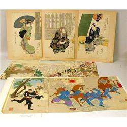A MISCELLANEOUS GROUP OF THREE TRIPTYCH