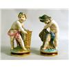 Image 1 : A PAIR OF GERMAN POLYCHROME DECORATED P