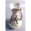 Image 2 : A BELLEEK POLYCHROME DECORATED PORCELAI