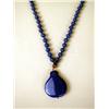 Image 2 : TWO LAPIS LAZULI BEADED NECKLACES