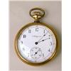 Image 1 : A GOLD CASE ELGIN POCKET WATCH