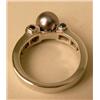 Image 2 : AN 18K WHITE GOLD, DIAMOND, SAPPHIRE, A