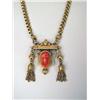 Image 2 : A 10K YELLOW GOLD WITH CENTER CARVED CO