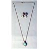 Image 1 : A 14K YELLOW GOLD, OPAL, AND DIAMOND PE