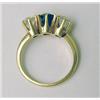 Image 2 : A 14K YELLOW GOLD DIAMOND AND SAPPHIRE 