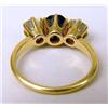 Image 3 : A 14K YELLOW GOLD DIAMOND AND SAPPHIRE 