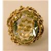 Image 2 : A 14K YELLOW GOLD AND CITRINE RING