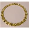 Image 1 : A 14K YELLOW GOLD LINK NECKLACE