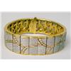 Image 1 : A PLATINUM, 18K GOLD, AND DIAMOND BRACE