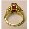 Image 3 : A 14K YELLOW GOLD, LARGE CITRINE, RUBY,