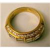 Image 2 : AN 18K GOLD AND DIAMOND RING