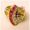 Image 1 : A GOLD, PLATINUM, DIAMOND, AND RUBY RIN