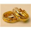 Image 1 : A PAIR OF 18K CARTIER YELLOW GOLD AND D