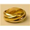 Image 1 : A CARTIER 18K THREE COLOR GOLD "ROLLING