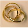Image 2 : A CARTIER 18K THREE COLOR GOLD "ROLLING
