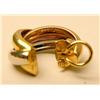 Image 3 : A PAIR OF CARTIER 18K THREE COLOR GOLD 