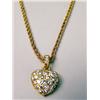 Image 2 : A CARTIER 18K GOLD AND DIAMOND HEART PE