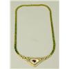 Image 1 : AN 18K YELLOW GOLD, RUBY, AND DIAMOND N