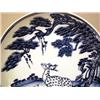 Image 3 : A BLUE AND WHITE STAG DECORATED SHALLOW