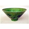 Image 1 : A GREEN AND BLACK GLAZED RICE BOWL