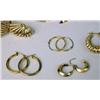 Image 2 : SIX PAIRS OF YELLOW GOLD EARRINGS