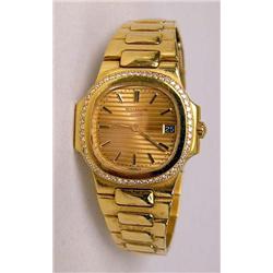 A LADIES PATEK PHILIPPE, GENEVE, 18K YE
