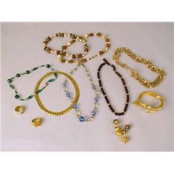 A LARGE GROUP OF IMITATION JEWELRY