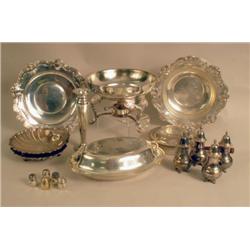 A LARGE GROUP OF STERLING SILVER HOLLOW