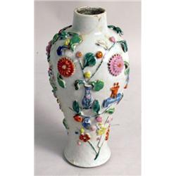 A CHIEN LUNG BALUSTER FORM VASE