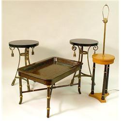 A GROUP OF DECORATIVE FURNITURE
