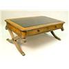Image 1 : A REGENCY STYLE BURLWOOD VITRINE TABLE