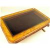Image 3 : A REGENCY STYLE BURLWOOD VITRINE TABLE