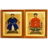 Image 1 : A PAIR OF FRAMED CHINESE WATERCOLOR ON 