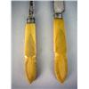 Image 2 : A SET OF TWELVE BONE STYLE CARVED KNIVE