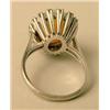 Image 2 : A 14K WHITE GOLD, DIAMOND, AND OPAL RIN