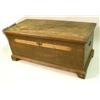 Image 2 : A PAINT DECORATED POPLAR BLANKET CHEST