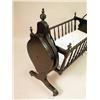 Image 3 : A TURNED MAPLE SELF-ROCKING CRADLE