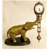 Image 1 : A FIGURAL ELEPHANT MANTLE CLOCK