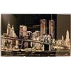 Image 1 : A FRAMED NEW YORK SKYLINE PICTURE ON RE