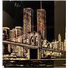 Image 2 : A FRAMED NEW YORK SKYLINE PICTURE ON RE