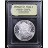 Image 4 : ***Auction Highlight*** 1882-s Morgan Dollar $1 Graded GEM+ DMPL BY USCG (fc)