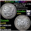 Image 1 : ***Auction Highlight*** 1889/1-cc Vam 2 R5 Morgan Dollar $1 Graded xf+ By USCG (fc)