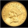Image 2 : ***Auction Highlight*** 1878 Three Dollar Gold 3 Graded Select Unc By USCG (fc)