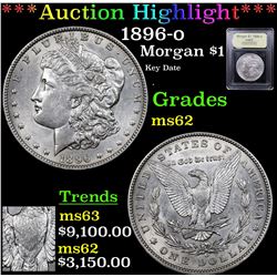 ***Auction Highlight*** 1896-o Morgan Dollar $1 Graded Select Unc By USCG (fc)