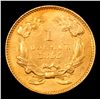 Image 3 : ***Auction Highlight*** 1855-p TY2 Gold Dollar $1 Graded Choice Unc BY USCG (fc)