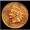 Image 2 : Proof ***Auction Highlight*** 1888 Top POP Indian Cent 1c Graded Gem+ Proof Red BY USCG (fc)