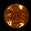 Image 6 : Proof ***Auction Highlight*** 1888 Top POP Indian Cent 1c Graded Gem+ Proof Red BY USCG (fc)