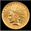 Image 2 : ***Auction Highlight*** 1914-p Gold Indian Eagle $10 Graded Select Unc By USCG (fc)