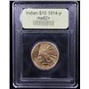Image 4 : ***Auction Highlight*** 1914-p Gold Indian Eagle $10 Graded Select Unc By USCG (fc)