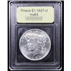 Image 4 : ***Auction Highlight*** 1927-d Peace Dollar $1 Graded Choice Unc By USCG (fc)